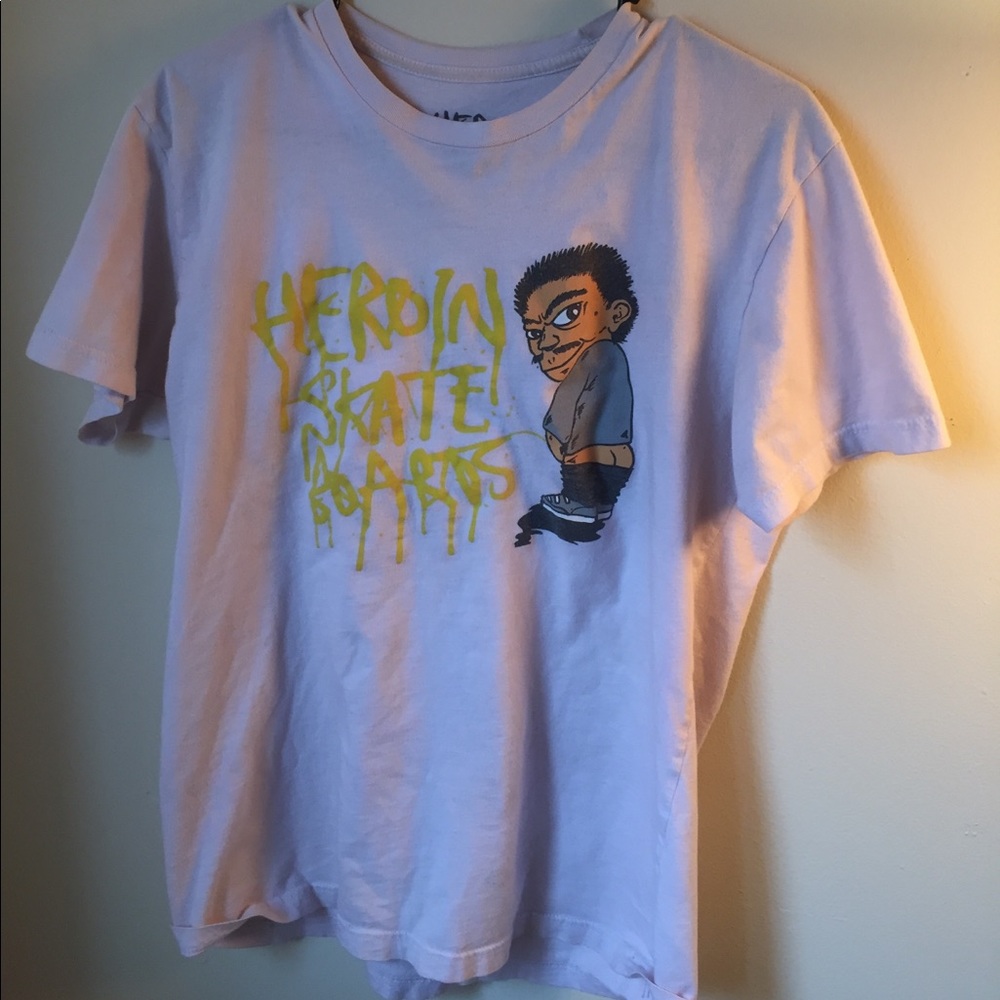 Heroin Skateboards T-shirt Size L
